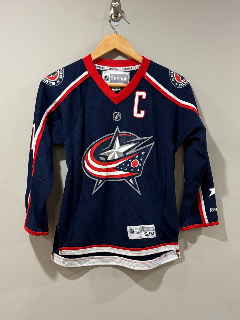 Columbus Blue Jackets Rick Nash #61 Reebok NHL Hockey Jersey – Youth S/M